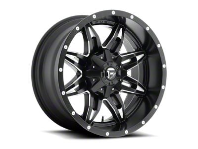 Fuel Wheels Lethal Matte Black Milled 8-Lug Wheel; 18x9; 1mm Offset (10-18 RAM 3500 SRW)