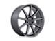 Fuel Wheels Militia Matte Anthracite and Black 8-Lug Wheel; 20x10; -18mm Offset (10-18 RAM 3500 SRW)