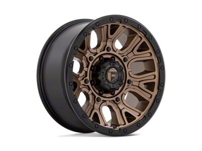 Fuel Wheels Traction Matte Bronze with Black Ring 8-Lug Wheel; 20x9; 1mm Offset (10-18 RAM 3500 SRW)