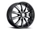 Fuel Wheels Traction Matte Gunmetal with Black Ring 8-Lug Wheel; 20x10; -18mm Offset (10-18 RAM 3500 SRW)