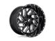 Fuel Wheels Triton Gloss Black Milled 8-Lug Wheel; 20x12; -43mm Offset (10-18 RAM 3500 SRW)