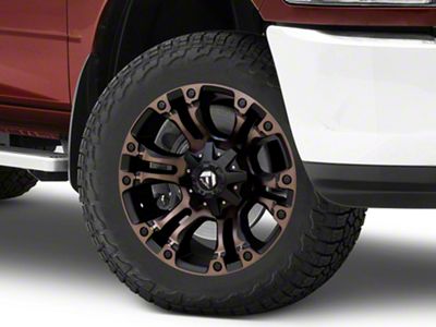 Fuel Wheels Vapor Matte Black Double Dark Tint 8-Lug Wheel; 20x9; 20mm Offset (10-18 RAM 3500 SRW)