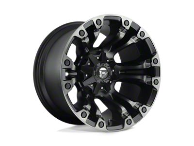 Fuel Wheels Vapor Matte Black Gray Tint 8-Lug Wheel; 18x9; -12mm Offset (10-18 RAM 3500 SRW)