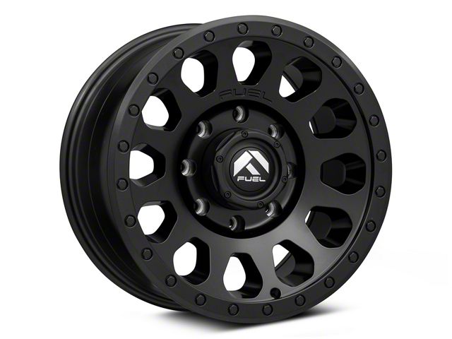 Fuel Wheels Vector Matte Black 8-Lug Wheel; 18x9; 20mm Offset (10-18 RAM 3500 SRW)