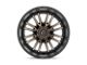 Fuel Wheels Clash Matte Black Double Dark Tint 8-Lug Wheel; 22x12; -44mm Offset (11-16 F-250 Super Duty)