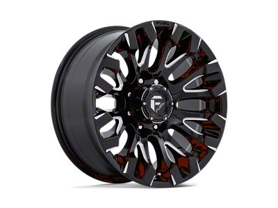 Fuel Wheels Quake Gloss Black Milled 8-Lug Wheel; 20x9; 1mm Offset (11-16 F-250 Super Duty)