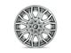 Fuel Wheels Rage Platinum Brushed Gunmetal with Tinted Clear 8-Lug Wheel; 20x10; -18mm Offset (11-16 F-250 Super Duty)