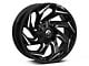 Fuel Wheels Reaction Gloss Black Milled 8-Lug Wheel; 20x10; -18mm Offset (11-16 F-250 Super Duty)