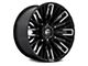 Fuel Wheels Rebar Gloss Black Milled 8-Lug Wheel; 20x10; -18mm Offset (11-16 F-250 Super Duty)