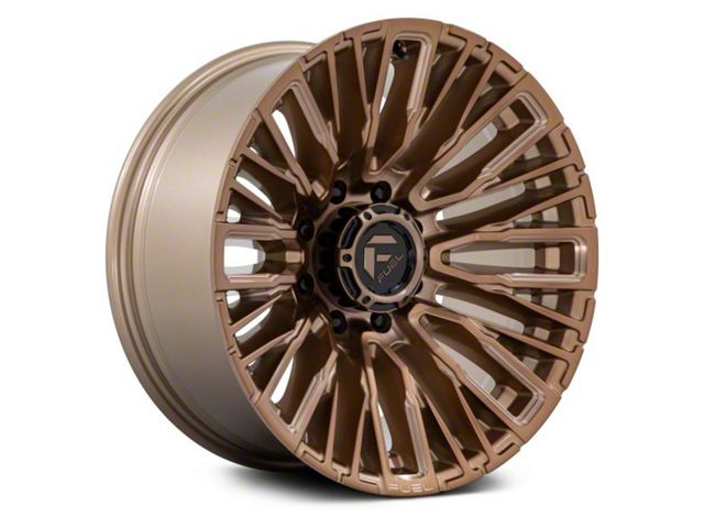 Fuel Wheels Rebar Platinum Bronze Milled 8-Lug Wheel; 20x10; -18mm Offset (11-16 F-250 Super Duty)