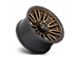 Fuel Wheels Rebel Matte Bronze with Black Bead Ring 8-Lug Wheel; 20x10; -18mm Offset (11-16 F-250 Super Duty)