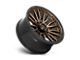 Fuel Wheels Rebel Matte Bronze with Black Bead Ring 8-Lug Wheel; 22x10; -18mm Offset (11-16 F-250 Super Duty)