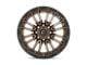 Fuel Wheels Rebel Matte Bronze with Black Bead Ring 8-Lug Wheel; 22x10; -18mm Offset (11-16 F-250 Super Duty)