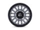 Fuel Wheels Rincon Matte Gunmetal with Black Lip 8-Lug Wheel; 20x10; -18mm Offset (11-16 F-250 Super Duty)