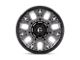 Fuel Wheels Traction Matte Gunmetal with Black Ring 8-Lug Wheel; 20x9; 1mm Offset (11-16 F-250 Super Duty)