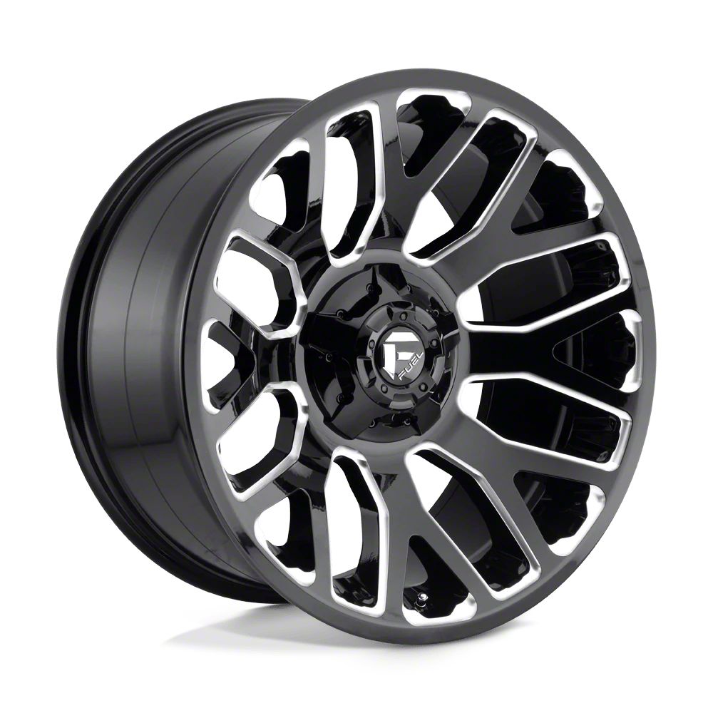 Fuel Wheels F Super Duty Warrior Gloss Black Milled Lug Wheel X Mm Offset