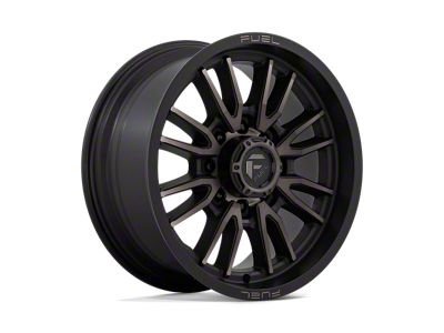 Fuel Wheels Clash Matte Black Double Dark Tint 8-Lug Wheel; 20x9; 20mm Offset (11-16 F-350 Super Duty SRW)