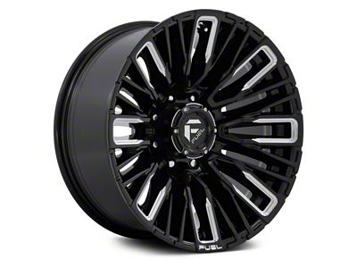 Fuel Wheels Rebar Gloss Black Milled 8-Lug Wheel; 20x10; -18mm Offset (11-16 F-350 Super Duty SRW)