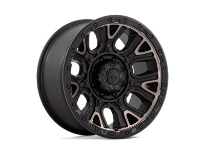 Fuel Wheels Traction Matte Black with Double Dark Tint 8-Lug Wheel; 20x9; 1mm Offset (11-16 F-350 Super Duty SRW)