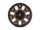 Fuel Wheels Traction Matte Bronze with Black Ring 8-Lug Wheel; 20x10; -18mm Offset (11-16 F-350 Super Duty SRW)