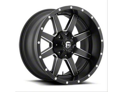 Fuel Wheels Maverick Matte Black Milled 8-Lug Wheel; 22x10; -24mm Offset (11-14 Sierra 2500 HD)