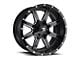 Fuel Wheels Maverick Gloss Black Milled 8-Lug Wheel; 22x12; -44mm Offset (11-14 Sierra 3500 HD SRW)