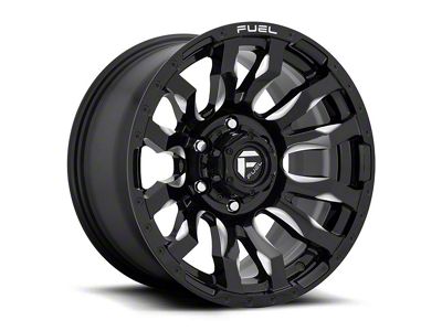 Fuel Wheels Blitz Gloss Black Milled 8-Lug Wheel; 20x10; -18mm Offset (11-14 Silverado 2500 HD)