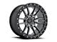 Fuel Wheels Rebel Matte Gunmetal with Black Ring 8-Lug Wheel; 20x10; -18mm Offset (11-14 Silverado 2500 HD)