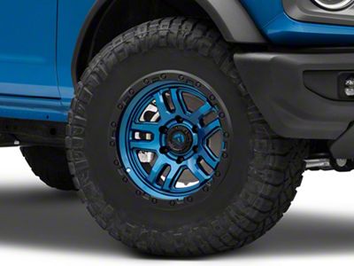 Fuel Wheels Ammo Gloss Blue with Black Bead Ring 6-Lug Wheel; 20x10; -18mm Offset (14-18 Sierra 1500)