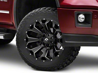 Fuel Wheels Assault Matte Black Milled 6-Lug Wheel; 20x9; 19mm Offset (14-18 Sierra 1500)