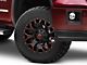 Fuel Wheels Assault Matte Black Red Milled 6-Lug Wheel; 17x9; -12mm Offset (14-18 Sierra 1500)