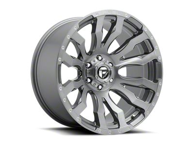 Fuel Wheels Blitz Brushed Gunmetal 6-Lug Wheel; 18x9; 1mm Offset (14-18 Sierra 1500)