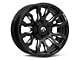 Fuel Wheels Blitz Gloss Black Milled 6-Lug Wheel; 20x9; 20mm Offset (14-18 Sierra 1500)