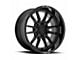 Fuel Wheels Clash Gloss Black 6-Lug Wheel; 24x12; -44mm Offset (14-18 Sierra 1500)