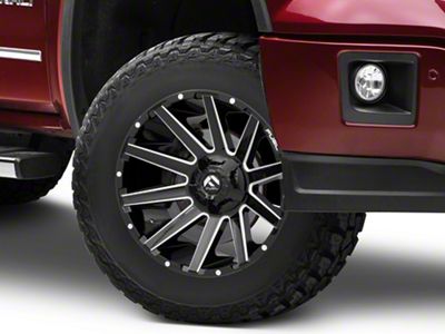 Fuel Wheels Contra Gloss Black Milled 6-Lug Wheel; 18x9; -12mm Offset (14-18 Sierra 1500)