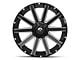 Fuel Wheels Contra Matte Black Milled 6-Lug Wheel; 18x9; -12mm Offset (14-18 Sierra 1500)