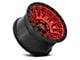 Fuel Wheels Cycle Candy Red with Black Ring 6-Lug Wheel; 20x9; 1mm Offset (14-18 Sierra 1500)