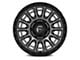 Fuel Wheels Cycle Matte Gunmetal with Black Ring 6-Lug Wheel; 20x9; 1mm Offset (14-18 Sierra 1500)