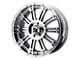 Fuel Wheels Cyclone Matte Machined Double Dark Tint 6-Lug Wheel; 20x10; -18mm Offset (14-18 Sierra 1500)