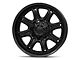 Fuel Wheels Darkstar Matte Black with Gloss Black Lip 6-Lug Wheel; 20x9; 1mm Offset (14-18 Sierra 1500)