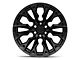 Fuel Wheels Flame Blackout 6-Lug Wheel; 20x9; 1mm Offset (14-18 Sierra 1500)