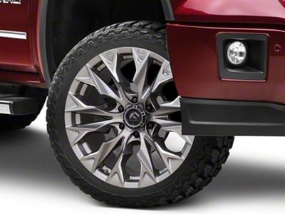 Fuel Wheels Flame Platinum 6-Lug Wheel; 22x10; -18mm Offset (14-18 Sierra 1500)