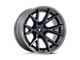 Fuel Wheels Fusion Forged Catalyst Gloss Black Brushed Dark Tinted Clear 6-Lug Wheel; 22x10; -18mm Offset (14-18 Sierra 1500)