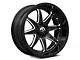 Fuel Wheels Hammer Gloss Black Milled 6-Lug Wheel; 22x12; -44mm Offset (14-18 Sierra 1500)