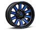 Fuel Wheels Hardline Gloss Black with Blue Tinted Clear 6-Lug Wheel; 20x9; 20mm Offset (14-18 Sierra 1500)