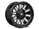 Fuel Wheels Hardline Gloss Black Milled 6-Lug Wheel; 18x9; -12mm Offset (14-18 Sierra 1500)