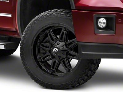 Fuel Wheels Hostage Gloss Black 6-Lug Wheel; 20x9; -12mm Offset (14-18 Sierra 1500)