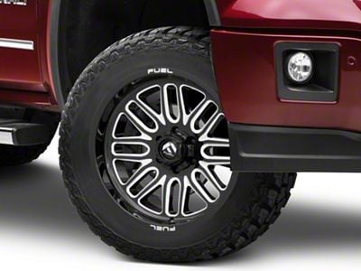 Fuel Wheels Ignite Gloss Black Milled 6-Lug Wheel; 20x9; 1mm Offset (14-18 Sierra 1500)