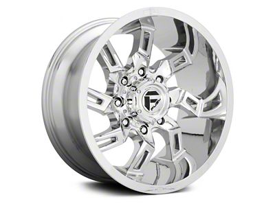 Fuel Wheels Lockdown Chrome 6-Lug Wheel; 20x10; -18mm Offset (14-18 Sierra 1500)