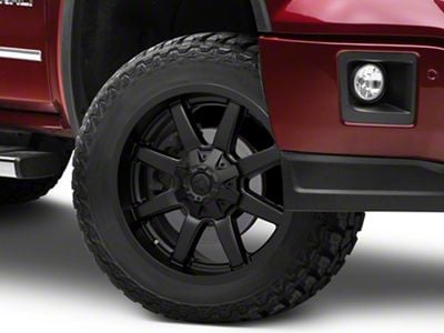 Fuel Wheels Maverick Satin Black 6-Lug Wheel; 20x12; -44mm Offset (14-18 Sierra 1500)